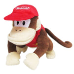 Super Mario Brothers: Mario All Star Collection Diddy Kong Plush (9") Toys and Collectible Little Shop of Magic 
