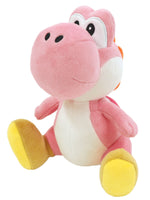 Super Mario Brothers: Pink Yoshi Plush (7") Toys and Collectible Little Shop of Magic 
