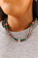 Sterling Silver Sweet Serenity Beaded Necklace
