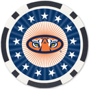 Auburn Tigers 100 Piece Poker Chips