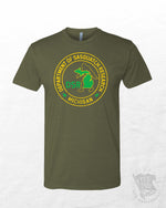 Department of Sasquatch Research(Michigan)™ Unisex T-Shirt | Tee See Tee Exclusive