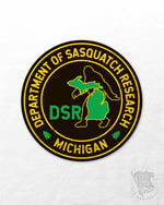 DSR Department of Sasquatch Research Sticker | Tee See Tee Exclusive