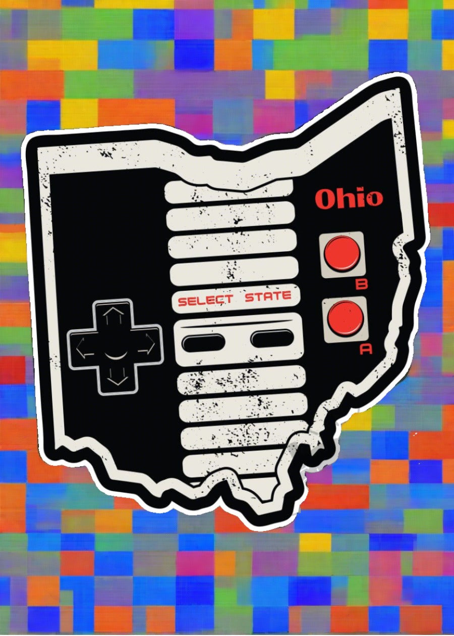 Nintend-Ohio™ UV Coated Sticker | Tee See Tee Exclusive