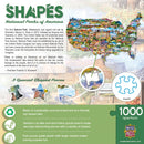 National Parks of America 1000 Piece Shaped Jigsaw Puzzle