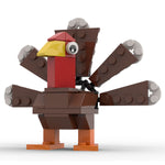 Thanksgiving Turkey - B3 Customs Set made using LEGO bricks Custom LEGO Kit B3 Customs 