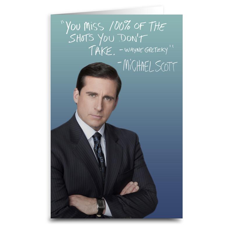 The Office Michael Scott Card