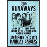 The Runaways 1978 Show Poster Print Print The Original Underground 