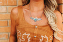 Thunderbird Turquoise Chain Necklace