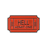 Ticket to Hell Enamel Pin