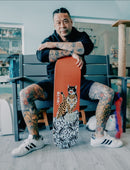 Tiger Skull Skate Deck