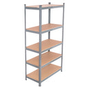 71 inch Heavy Duty Steel Adjustable 5 Level Storage Shelves
