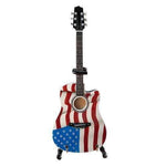 Toby Keith Signature USA Flag Acoustic Miniature Guitar Replica