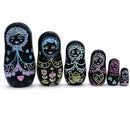 Chalkboard Nesting Doll Set with Color Chalks Gift Boxed