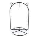 Black Cat Hanging Photo Picture Frame and Metal Ornament Stand 9.25 Inches
