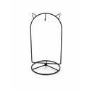 Black Cat Hanging Photo Picture Frame and Metal Ornament Stand 9.25 Inches