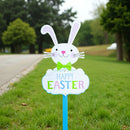 Bunny with Happy Easter Yard Sign 24 Inches