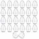 Set of 24 Glow in the Dark Easter Eggs Fillable Plastic Eggs for Nighttime Egg Hunt Fun 2.25 Inches