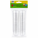 Set of 24 Glow in the Dark Easter Eggs Fillable Plastic Eggs for Nighttime Egg Hunt Fun 2.25 Inches