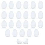 Set of 24 Large Glow in the Dark Noctilucent Fillable Easter Eggs 3.15 Inches