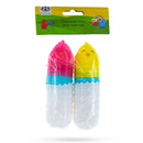 Set of 12 Easter Chick Eggs Fillable Plastic Standing Hatching Eggs Reusable Egg Hunt Set 2.25 Inches