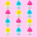 Set of 12 Adorable Colorful Chick Hatchings Easter Eggs 2.25 Inches
