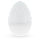 Giant Size Large Two Shades White Plastic Easter Egg 12 Inches