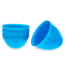 Set of 2 Blue Giant Jumbo Large Size Fillable Plastic Easter Eggs 10 Inches