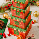 Christmas Gift Basket – Three-Tier Tower of Holiday Chocolates, Caramels & Treats