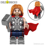 Thor from Avengers Lego Marvel Minifigures Custom Toys 4