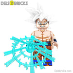 Son Goku White Dragon Ball Z Super Lego Minifigures Anime Custom Toys