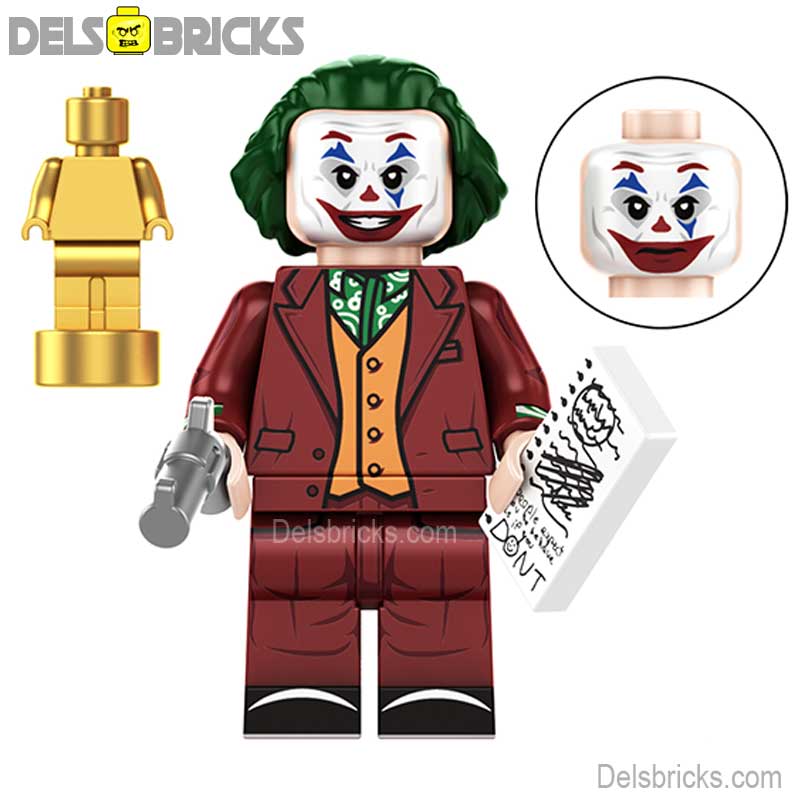 The Joker Arthur Fleck Joaquin Phoenix Lego Minifigures Custom Toys 1