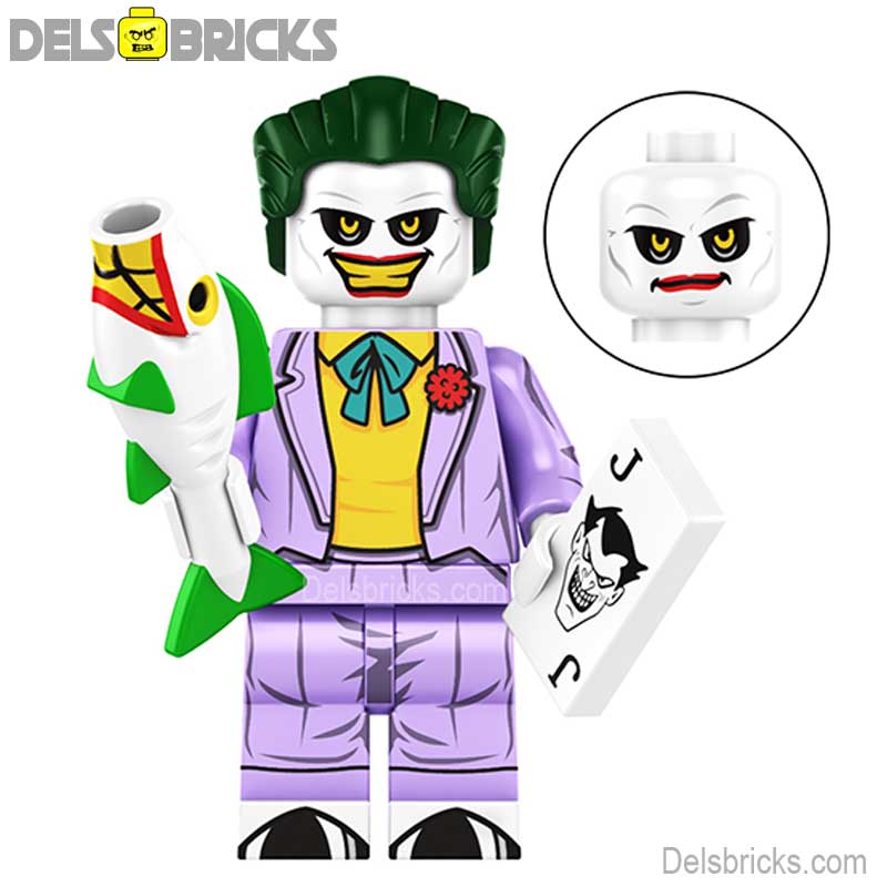 The Joker Batman Animated Series Lego Minifigures Custom Toys