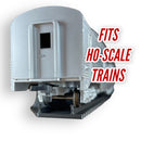 Floating HO-Scale Train Display Shelf | Train Track Wall Mount