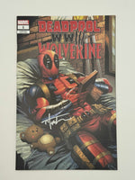 [Signed by Tyler Kirkham] DEADPOOL & WOLVERINE WWIII #1 Kirkham Unknown EXCL