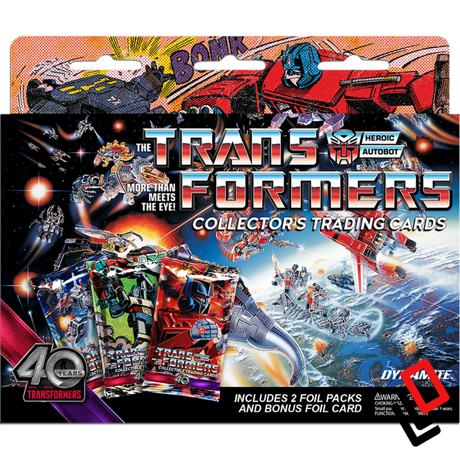 Transformers Collectible Trading Cards: 40th Anniversary Hanger Box