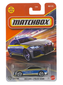 Matchbox 2023 BMW i4 Police Sedan | Matchbox Series 80/125