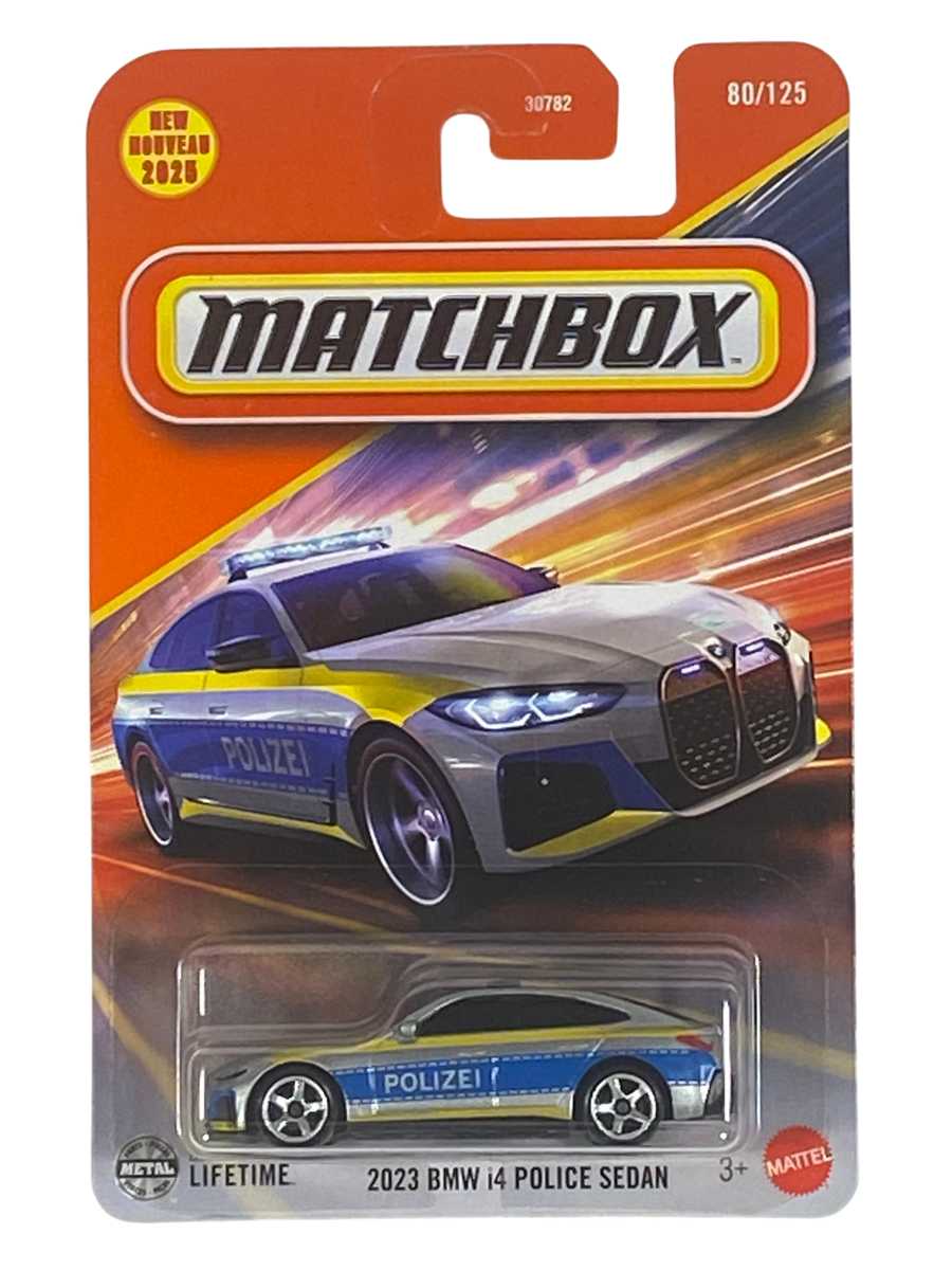 Matchbox 2023 BMW i4 Police Sedan | Matchbox Series 80/125
