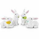 Set of 4 Porcelain Easter Bunnies 4 Inches