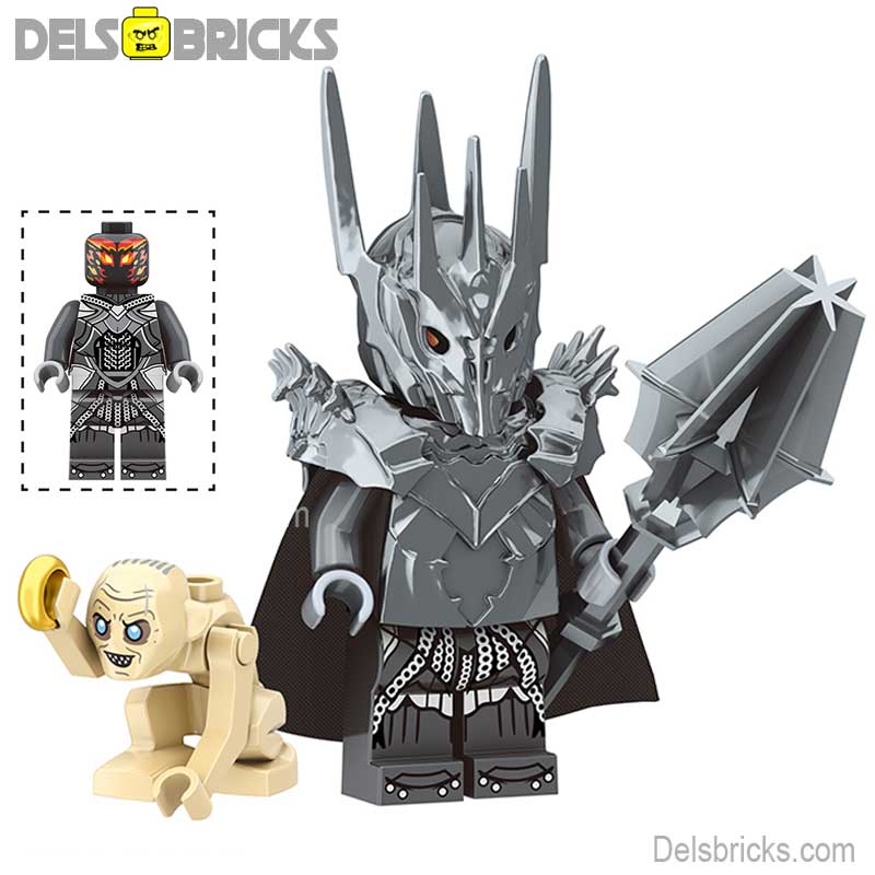 Sauron Lord of The Rings Lego Minifigures Custom Toys