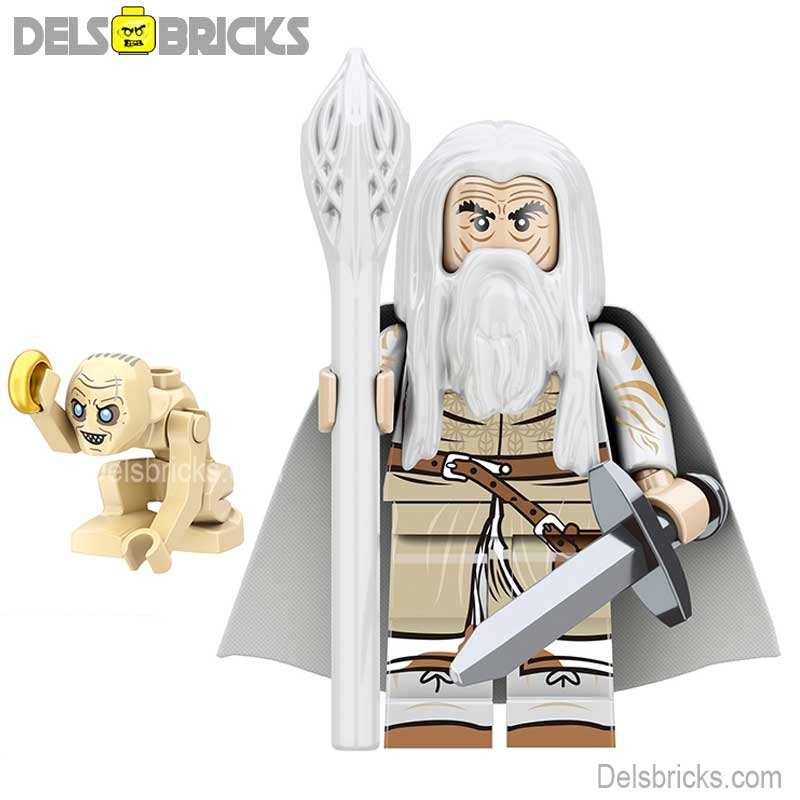 Gandalf The White Lord of The Rings Lego Minifigures Custom Toys