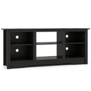 TV Stand for up to 65 Inch Flat Screen TVs with Adjustable Shelves for 18 Inch Electric Fireplace (Not Included)