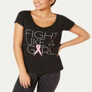 Ideology Womens Fight Like A Girl Breast Cancer Research Tee