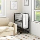 Cot Size Folding Bed with Memory Foam Mattress and Pillow
