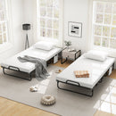 Cot Size Folding Bed with Memory Foam Mattress and Pillow