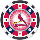 St. Louis Cardinals 100 Piece Poker Chips