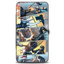 Hinged Wallet - Harley Quinn Hot in the City Pose + Battle Scene Blocks