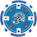 Detroit Lions 100 Piece Poker Chips