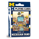 Michigan Wolverines Fan Deck Playing Cards - 54 Card Deck