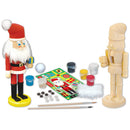 Nutcracker Santa Wood Paint Set