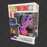 Undertaker signed WWE Funko POP Figure #106 (Gamestop Exclusive Coffin w/ JSA) Signed By Superstars 